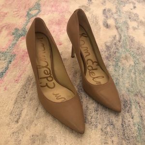 Sam Edelman Nude Hazel Pump Size 7.5